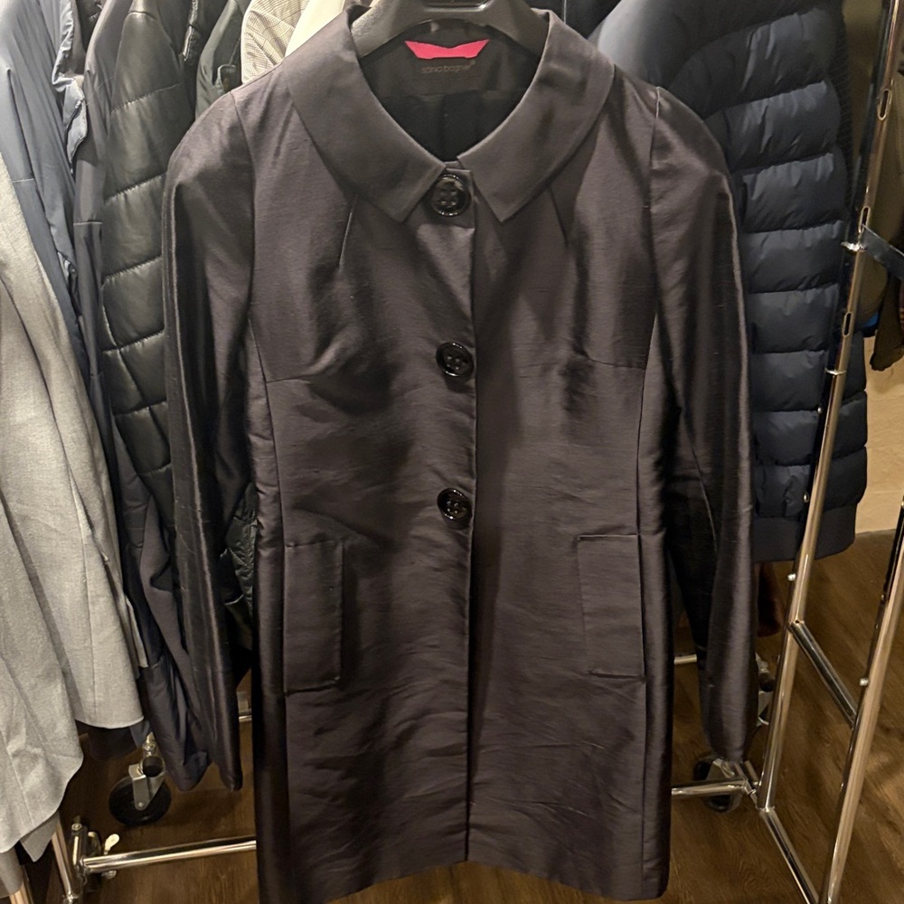 Sonia Bogner Black Pea Coat